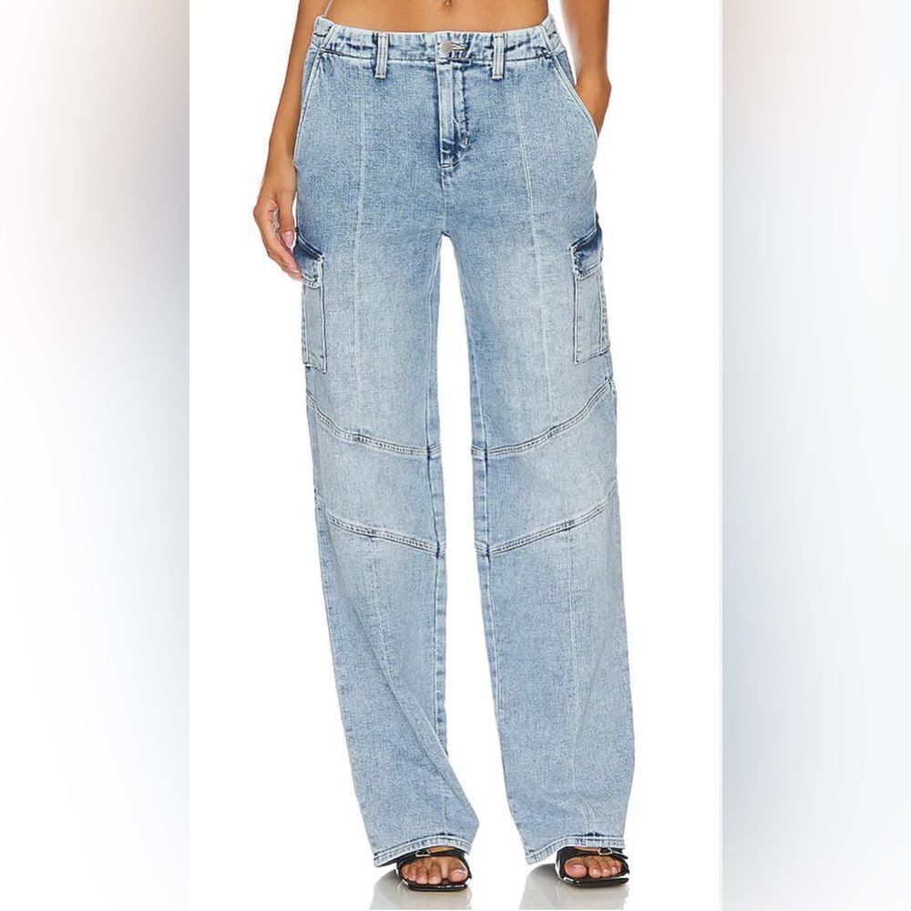 L'agence Brooklyn Utility Wide Leg Pant In Brewer Size 25